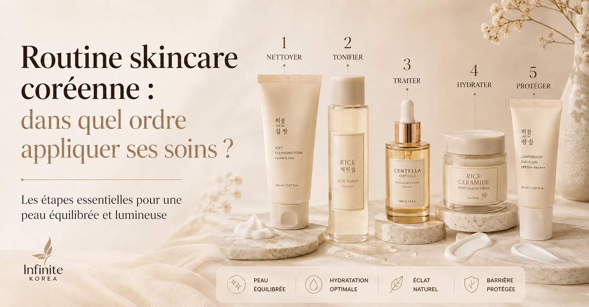 Routine skincare coréenne : dans quel ordre appliquer ses soins ?