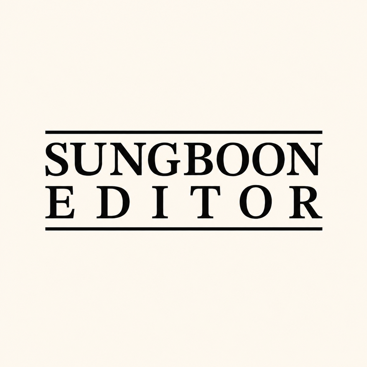 SUNGBOON EDITOR
