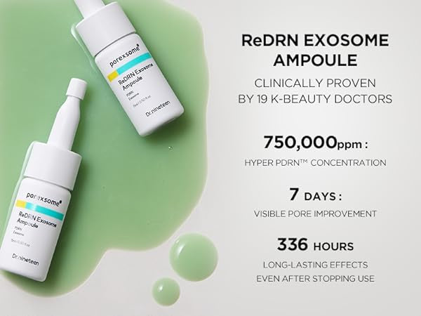 Dr.nineteen ReDRN Exosome Ampoule soin pores et fermeté