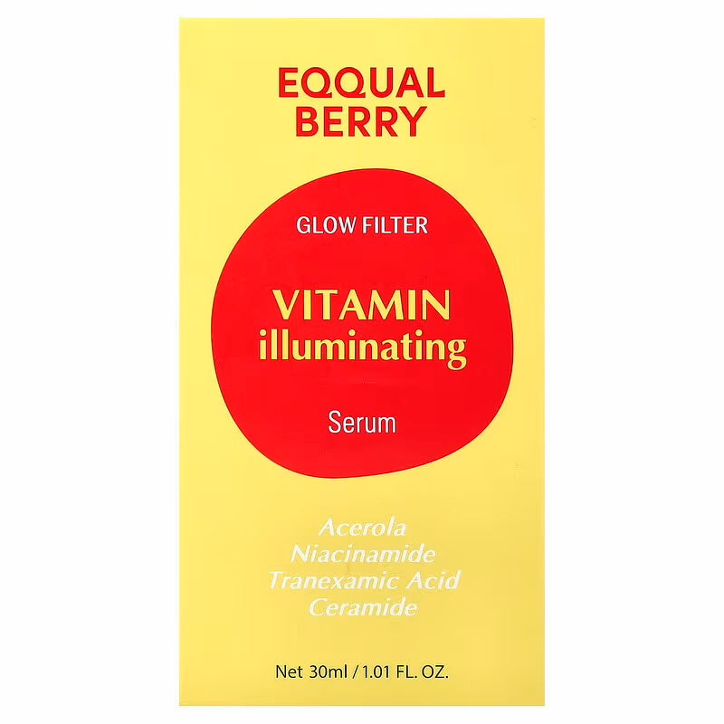 Boîte EQQUALBERRY Vitamin Illuminating Serum
