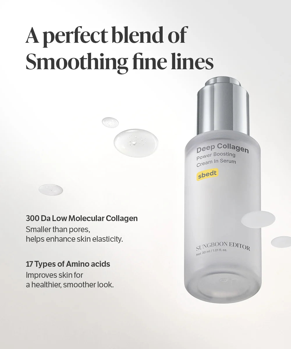 Deep Collagen Power Boosting Cream in Serum