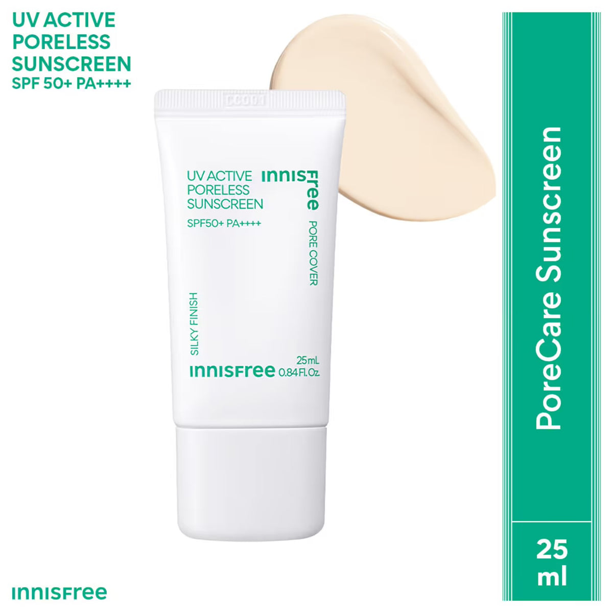 INNISFREE Poreless Sunscreen pour protection UV et pores visibles