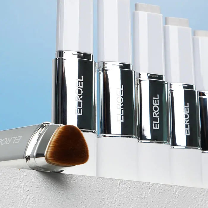 ELROEL – Blanc Cover Cream Stick – Fond de Teint Stick avec Pinceau