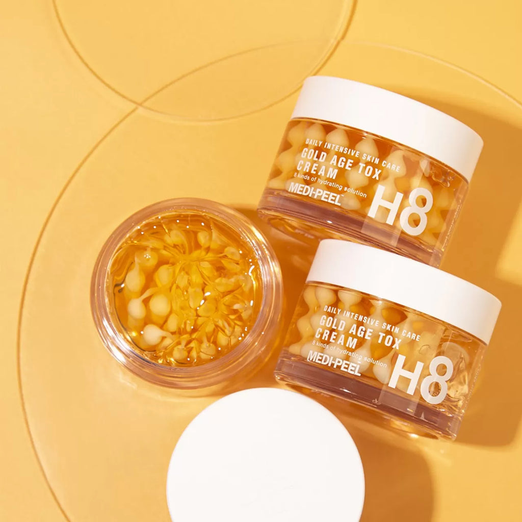MEDI-PEEL Gold Age Tox H8 Cream – Crème anti-âge raffermissante 50 g