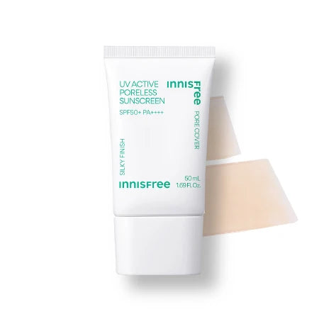 Crème solaire INNISFREE UV Active Poreless effet floutant