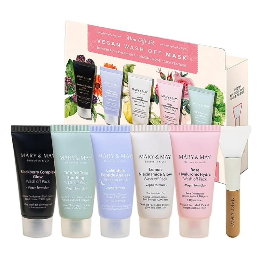 Coffret MARY & MAY 5 mini masques coréens 30 g