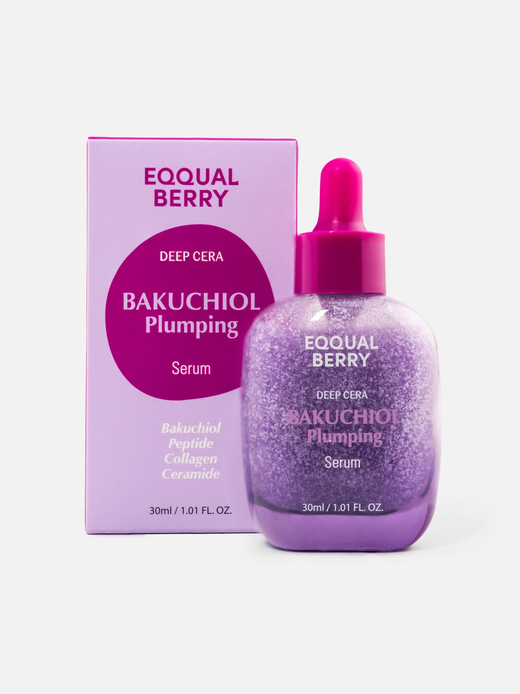EQQUALBERRY Deep Cera Bakuchiol Plumping Serum – Sérum fermeté 30 ml