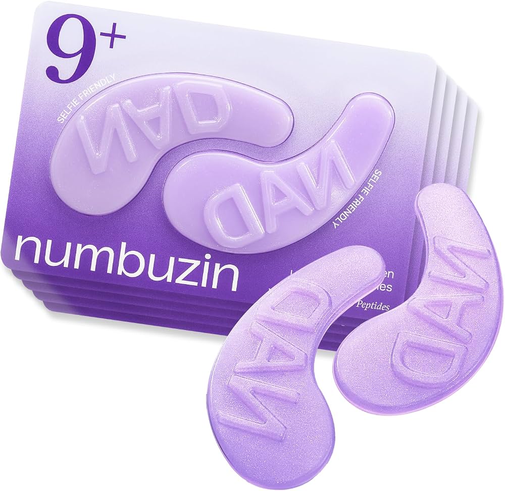 Numbuzin No.9 NAD+ Collagen Under Eye Patches – 5 paires
