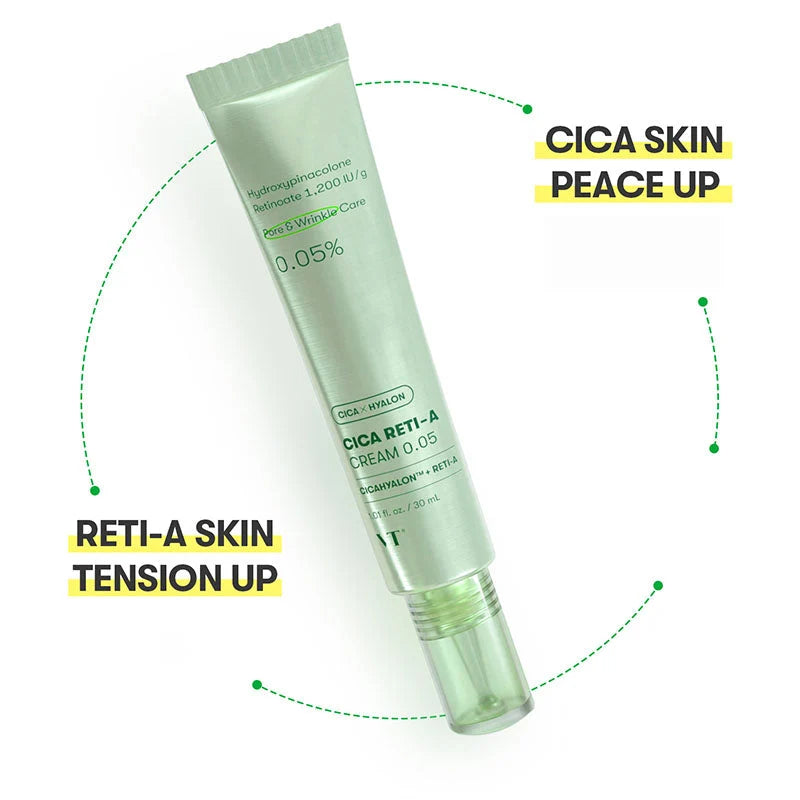 VT Cosmetics Cica Reti-A Cream 0.05 – Crème de Nuit Rétinoïde 30 ml