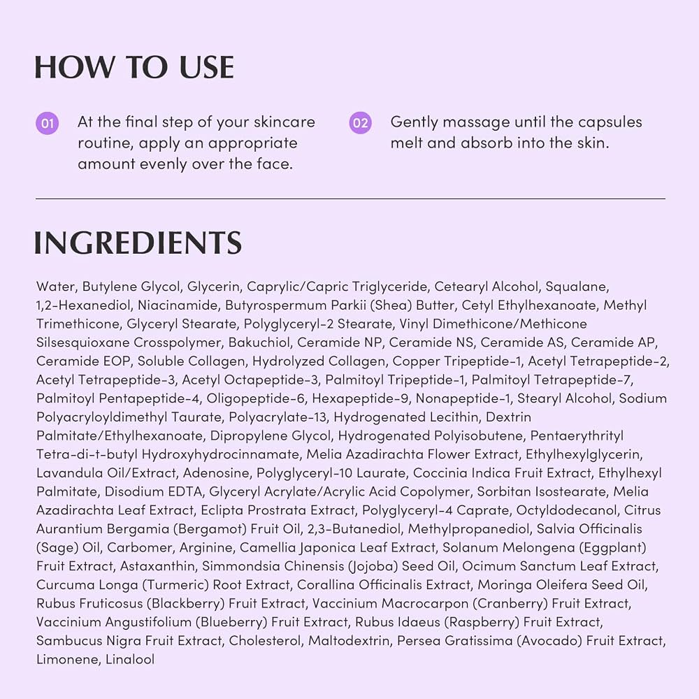 EQQUALBERRY Deep Cera Bakuchiol Plumping Capsule Cream – Crème fermeté 50 ml