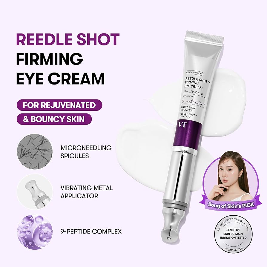 VT Cosmetics Reedle Shot Firming Eye Cream – Contour des Yeux Raffermissant 15 ml