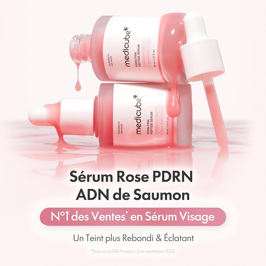 Medicube PDRN Pink Peptide Serum – Sérum Éclat & Fermeté 30 ml