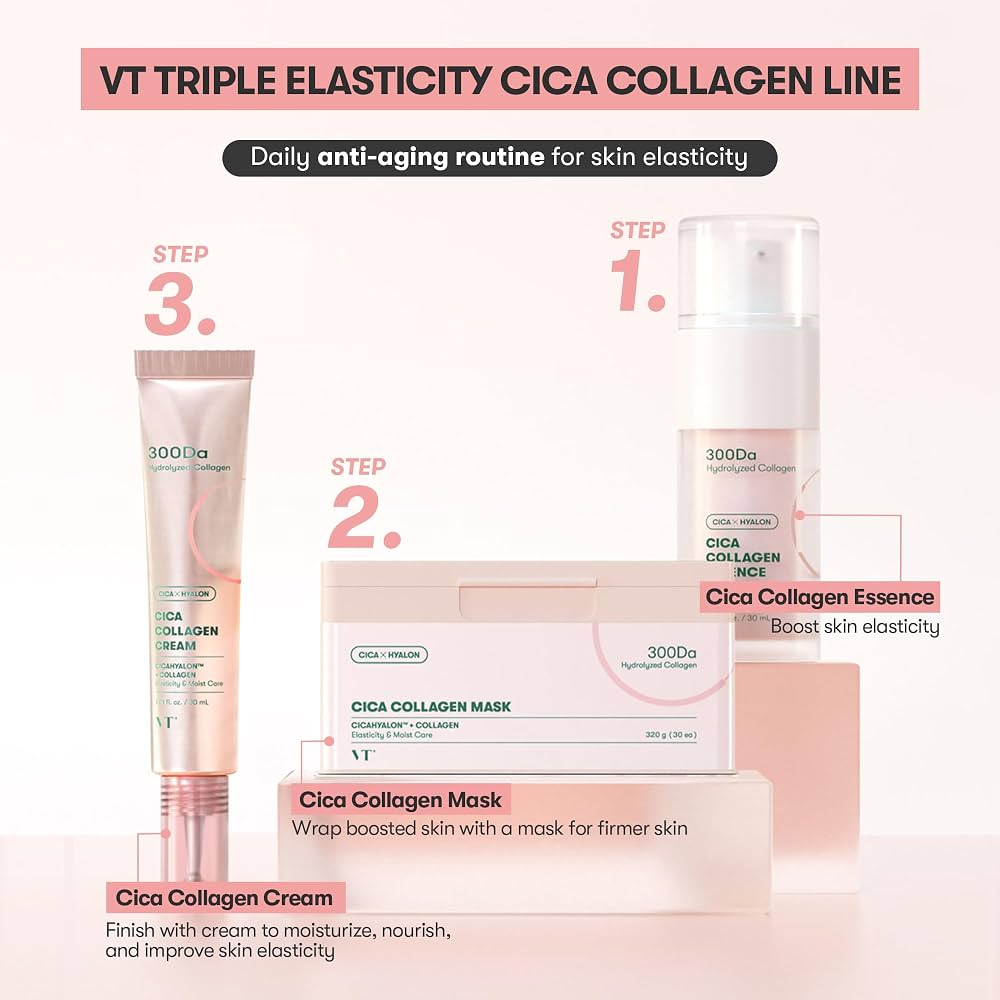 VT Cosmetics Cica Collagen Essence – Essence Fermeté & Hydratation 30 ml