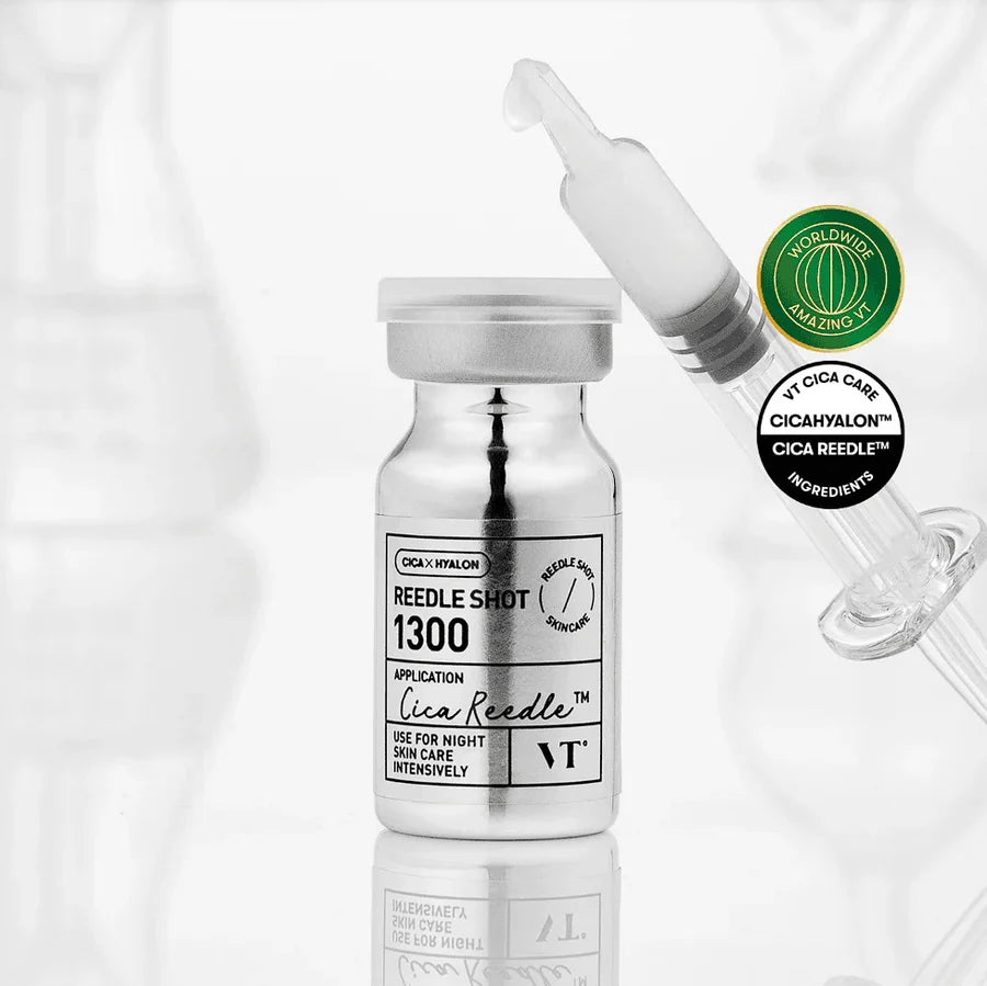 VT Reedle Shot 1300 au Cica Reedle pour texture et pores
