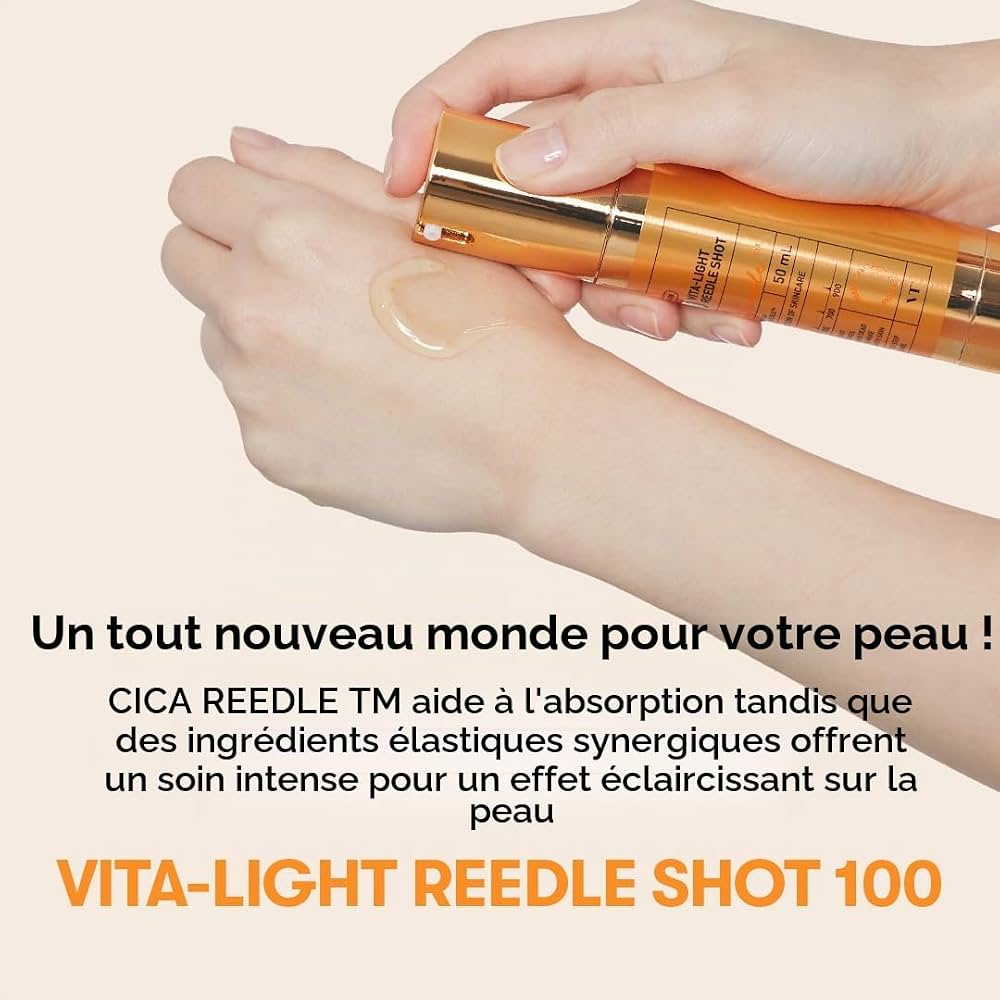Booster visage coréen VT Vita-Light Reedle Shot 100 contre les taches