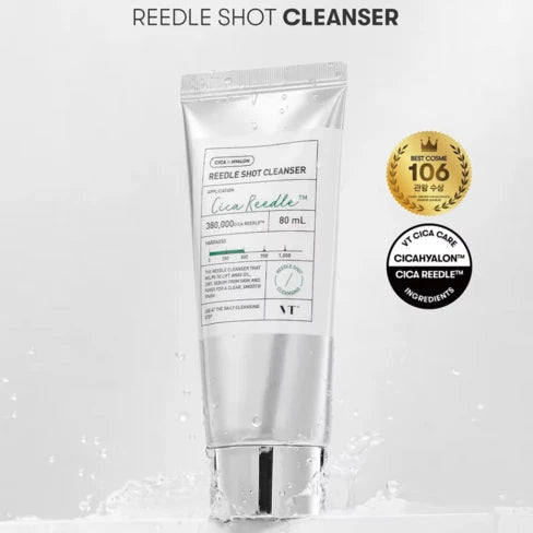 VT Reedle Shot Cleanser 80 ml, présentation du nettoyant et de la technologie Cica Reedle