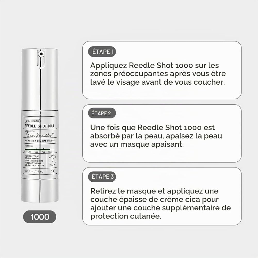 VT Cosmetics Reedle Shot 1000 – Booster Visage Haute Intensité 15 ml