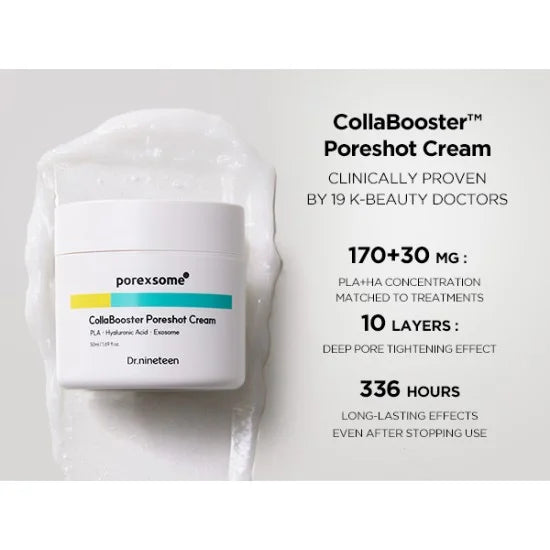 Dr.nineteen PoreXsome CollaBooster Poreshot Cream – Crème Pores & Fermeté 50 ml