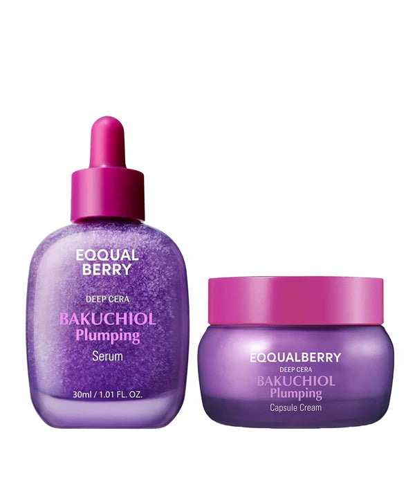 EQQUALBERRY Deep Cera Bakuchiol Plumping Serum – Sérum fermeté 30 ml