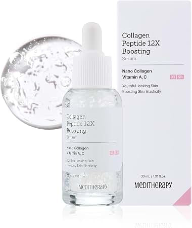 Sérum coréen MEDITHERAPY au collagène et 12 peptides