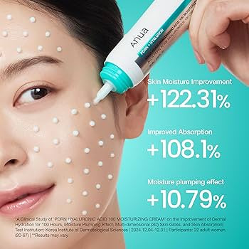 ANUA PDRN Hyaluronic Acid 100 Moisturizing Cream – Crème Hydratante au PDRN 60 ml