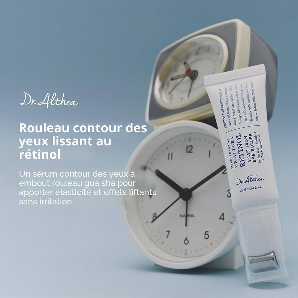 Dr. Althea Retinol Flat Iron Eye Roller – Soin contour des yeux 25 ml