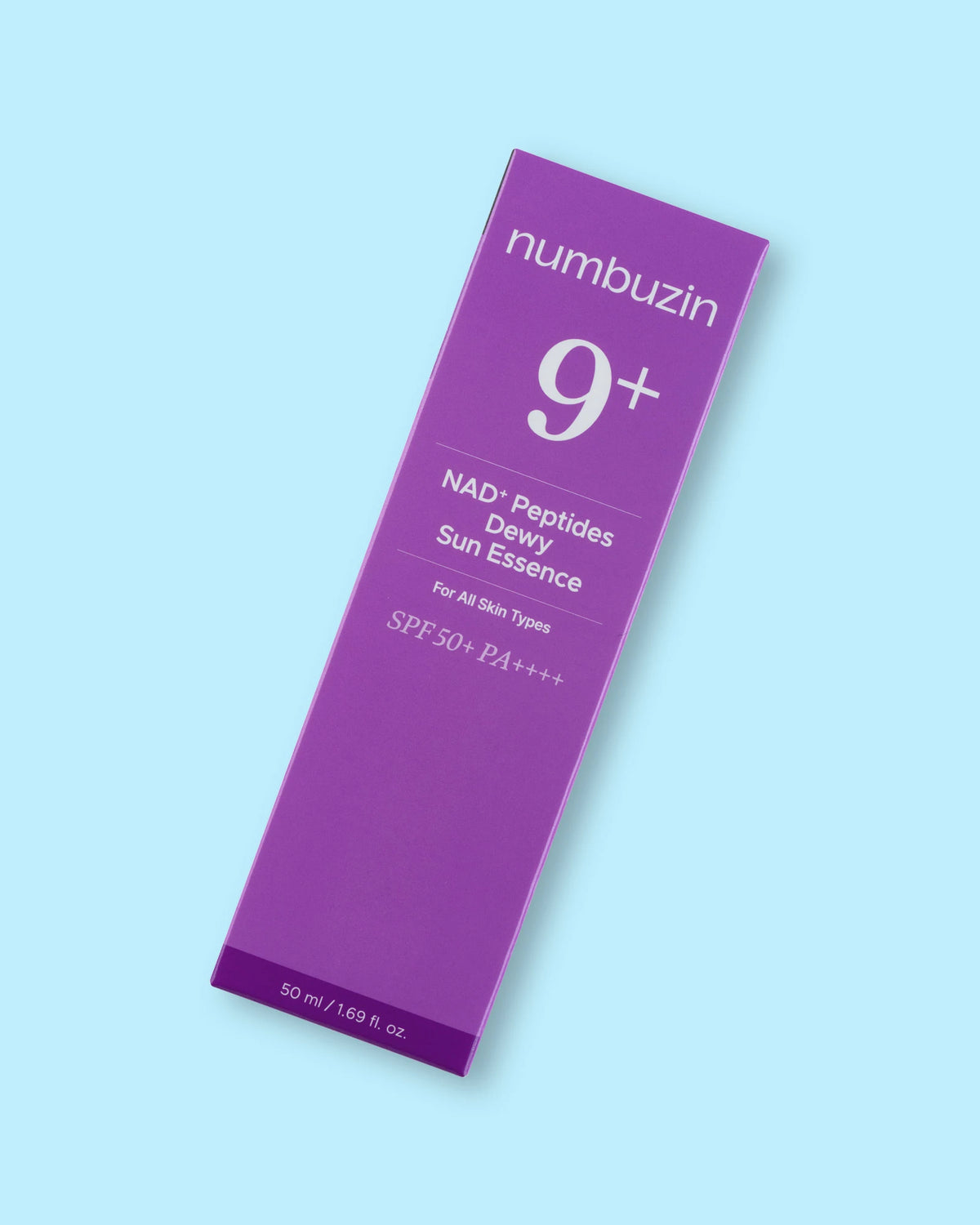 numbuzin No.9 protection solaire SPF 50+ au fini lumineux