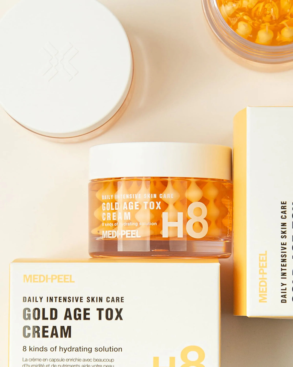 MEDI-PEEL Gold Age Tox H8 Cream – Crème anti-âge raffermissante 50 g