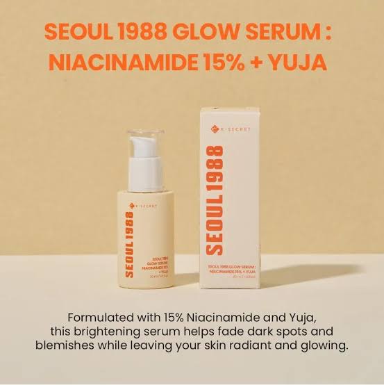 K-SECRET SEOUL 1988 Glow Serum Niacinamide 15% + Yuja – 30 ml