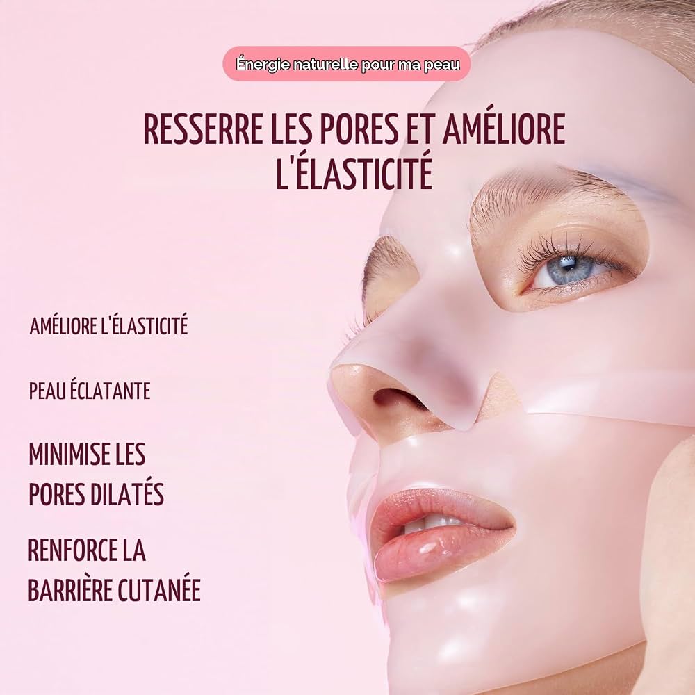 EQQUALBERRY Bouncy Day Collagen Pore-Tight Up Hydrogel Mask – 4 masques