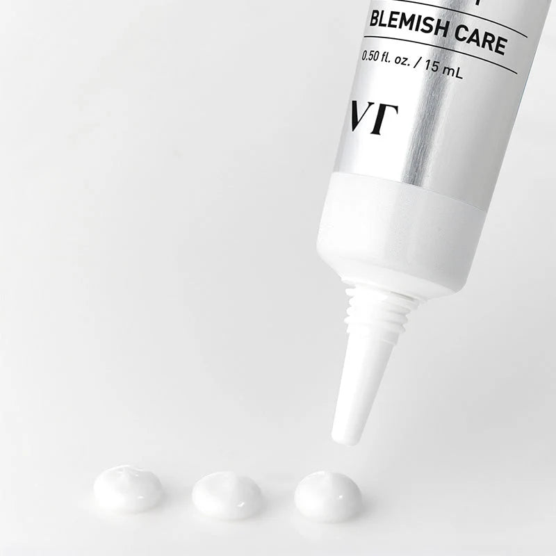 VT Garlic AC Reedle Shot Spot Cream texture crème anti-imperfections