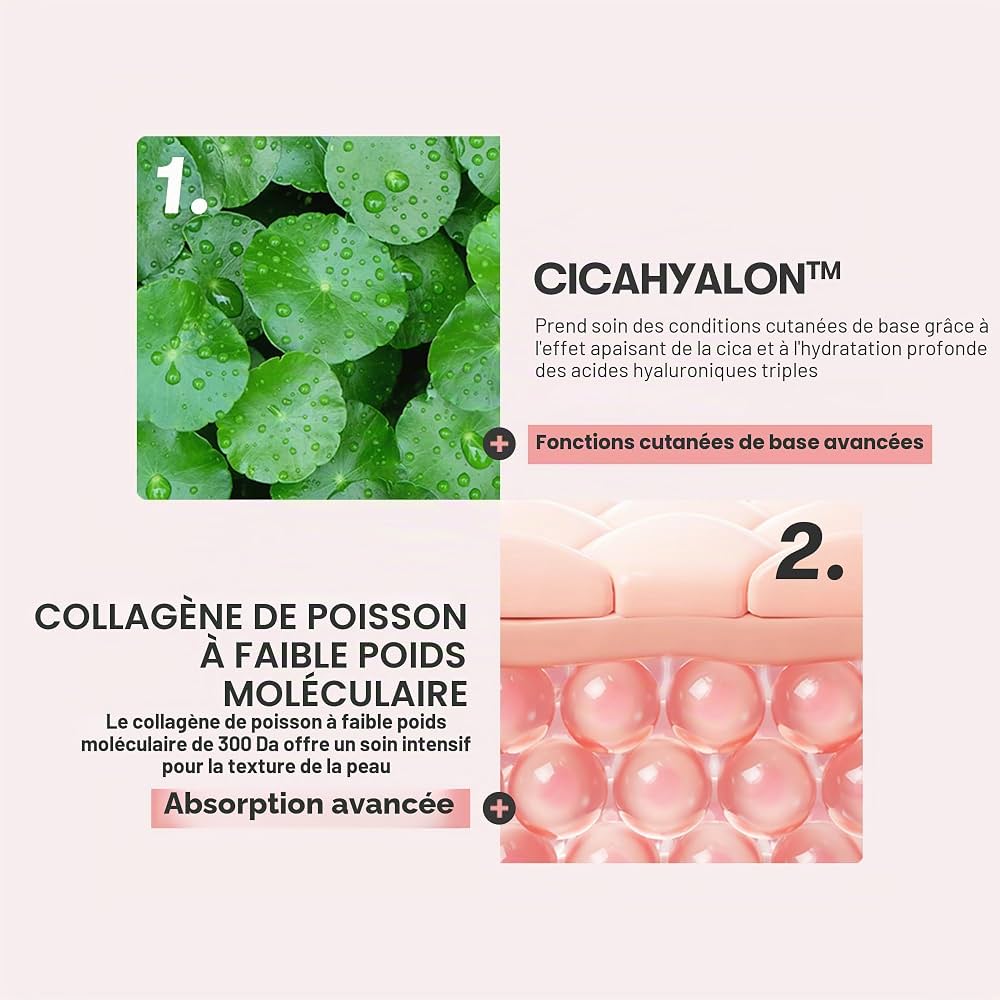 Essence coréenne VT Cica Collagen au collagène et peptides