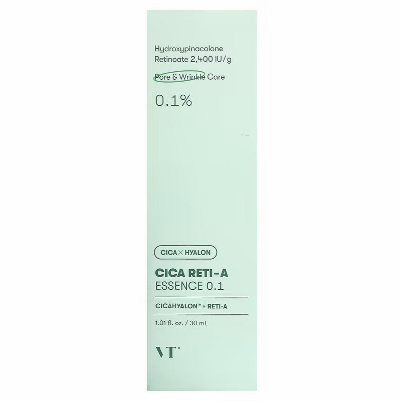 VT Cica Reti-A Essence 0.1 avec HPR, rétinol et Centella Asiatica