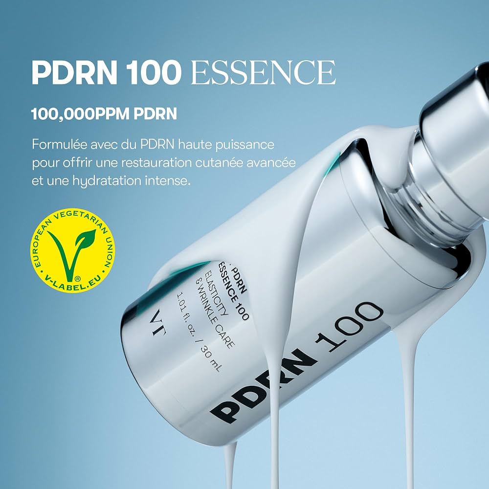 VT Cosmetics PDRN Essence 100 – Essence Fermeté & Éclat 30 ml