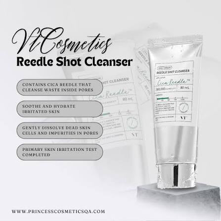 VT Reedle Shot Cleanser 80 ml, nettoyant moussant coréen