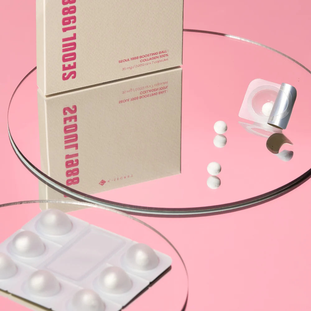 K-SECRET SEOUL 1988 Boosting Ball Collagen 100% – 7 Capsules