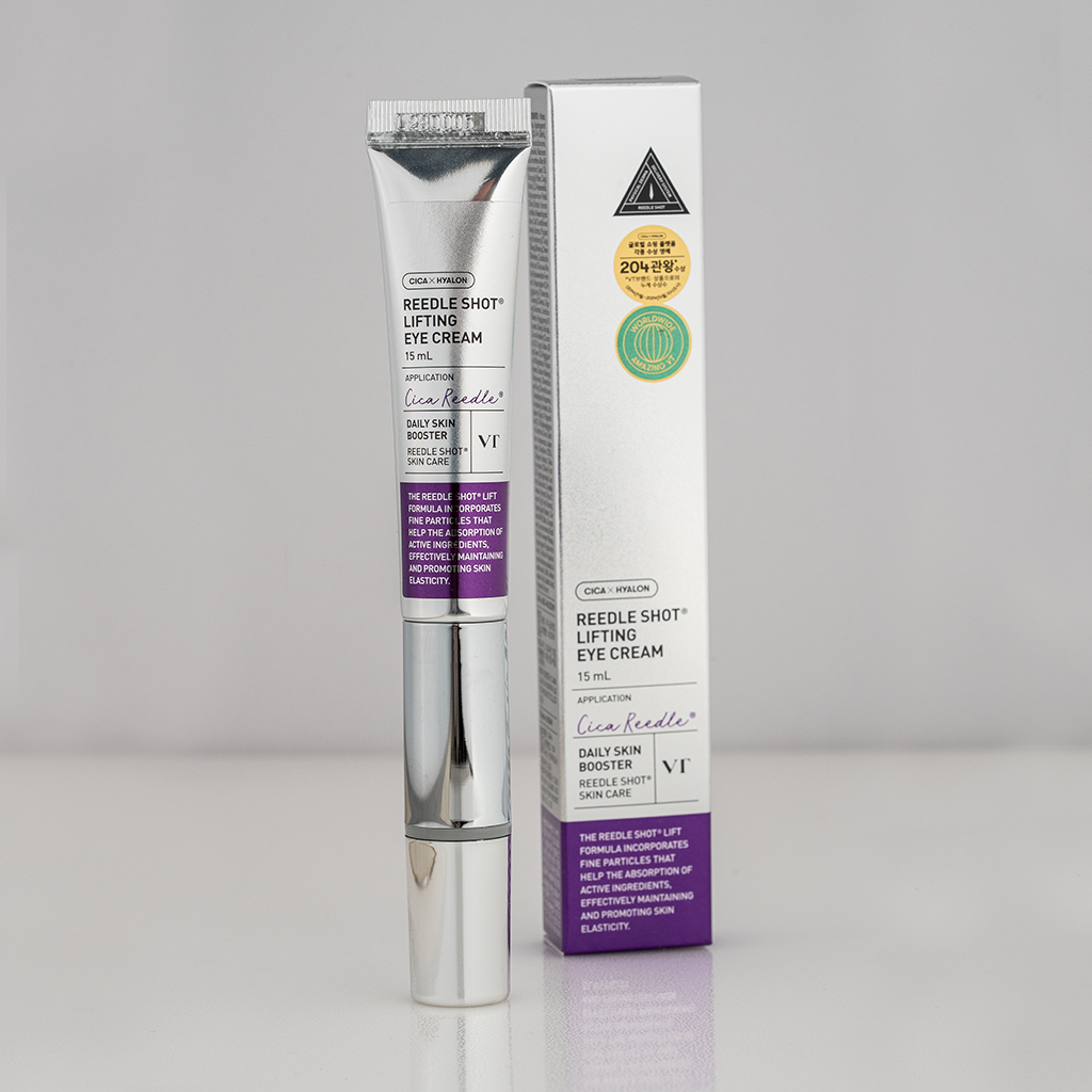 VT Reedle Shot Firming Eye Cream avec applicateur métallique
