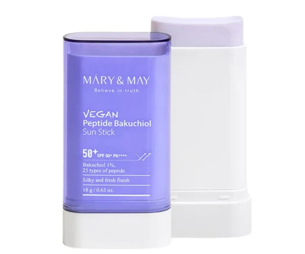 MARY&MAY Vegan Peptide Bakuchiol Sun Stick SPF50+ PA++++ – 18 g
