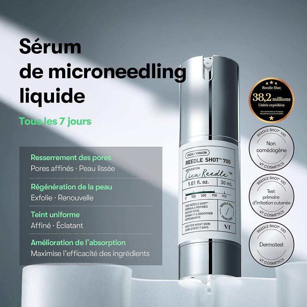 VT Cosmetics Reedle Shot 700 soin coréen intensif pour grain de peau irrégulier