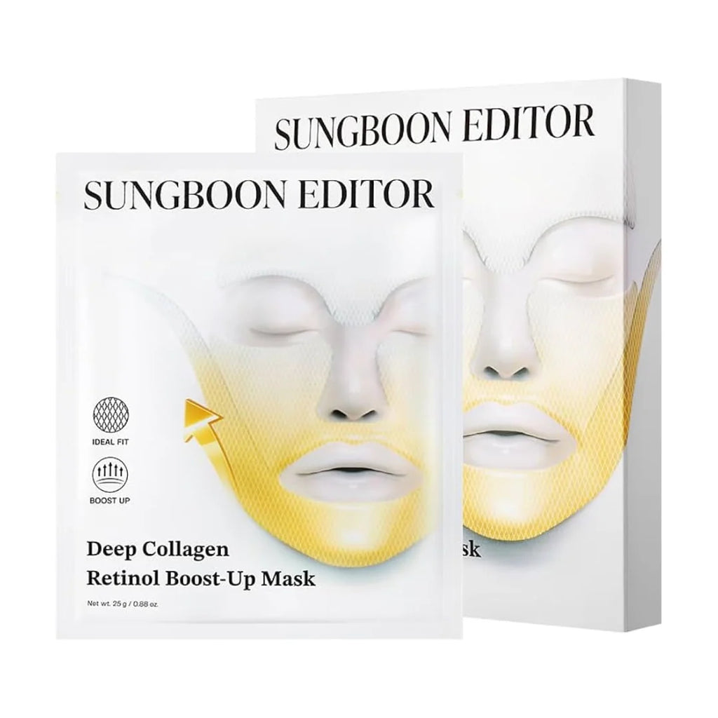 SUNGBOON EDITOR Deep Collagen Retinol Boost-Up Mask – Masque liftant 25 g x 4 ea