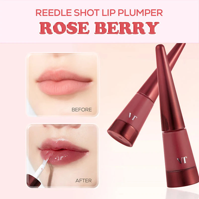 VT Reedle Shot Lip Plumper Rose Berry effet lèvres plus pulpeuses