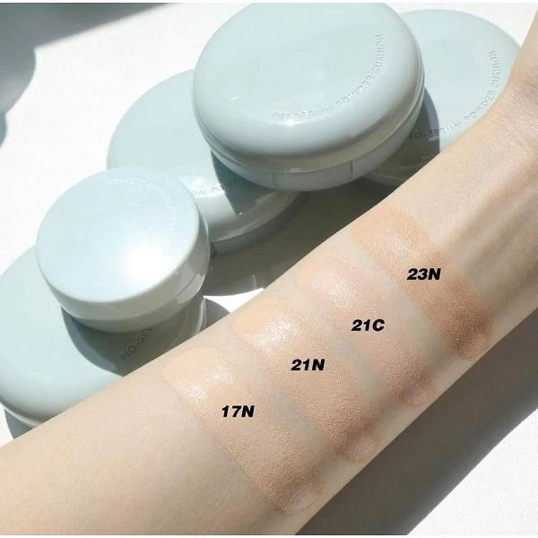 Teintes INNISFREE No-Sebum Powder Cushion 17N 21N 21C 23N