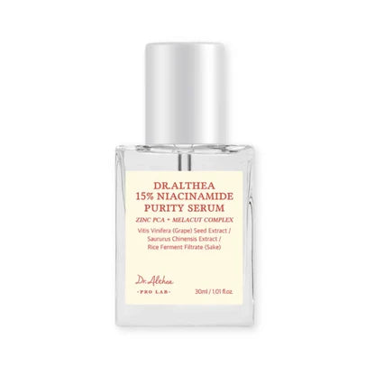 Dr. Althea 15% Niacinamide Purity Serum – Sérum éclat 30 ml