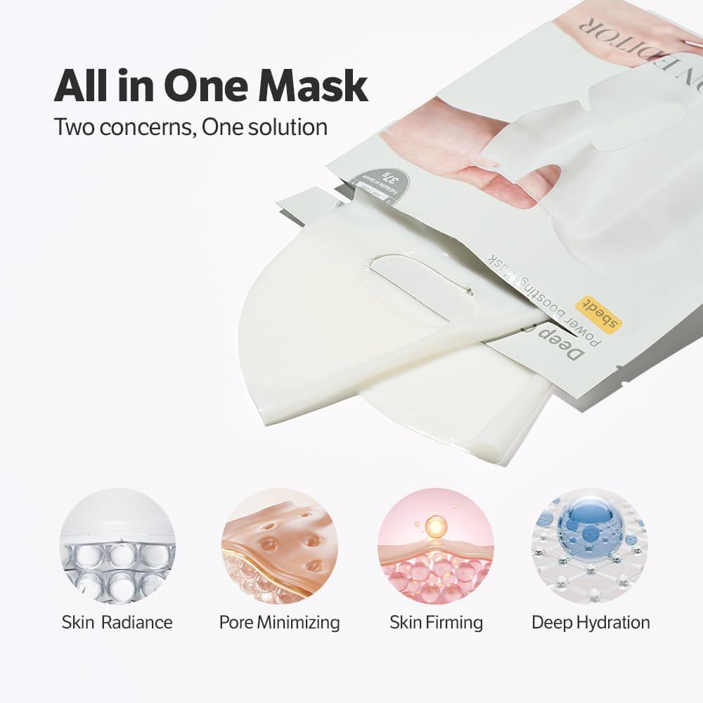 SUNGBOON EDITOR Deep Collagen Power Boosting Mask – Masque hydrogel collagène 37 g