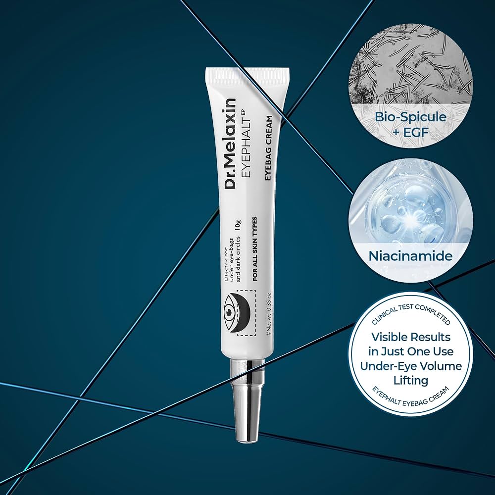 Dr. Melaxin Eyephalt Eyebag Cream avec Bio-Spicule, EGF et niacinamide