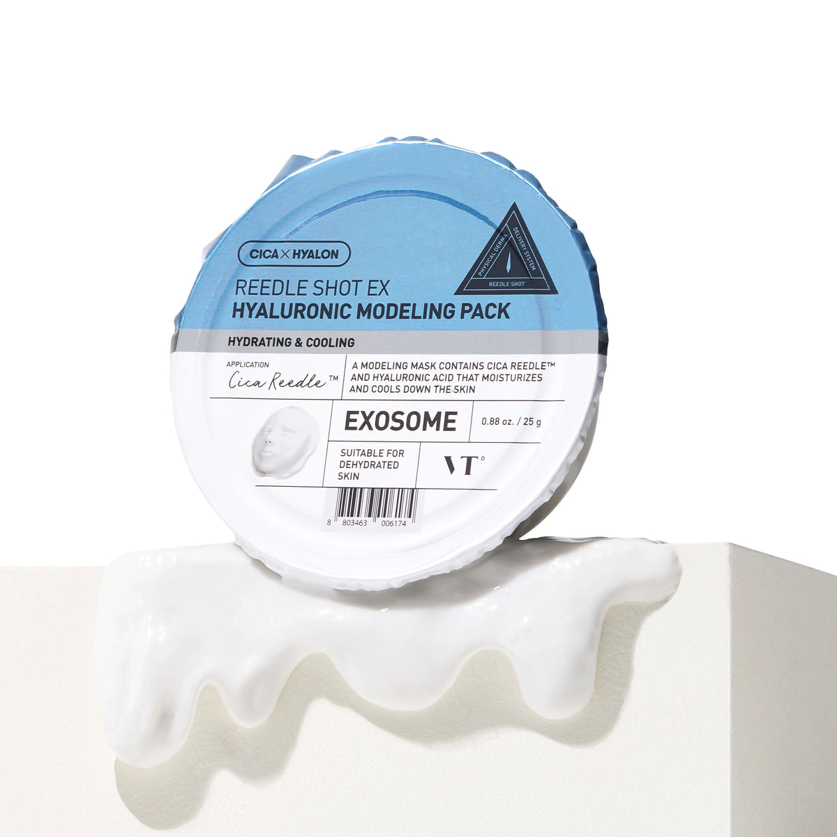 VT Reedle Shot EX Hyaluronic Modeling Pack hydratant à l’acide hyaluronique