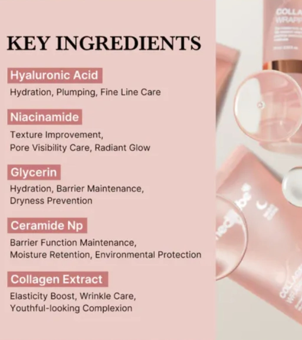 medicube Collagen Night Wrapping Mask – Masque de Nuit au Collagène 75 ml