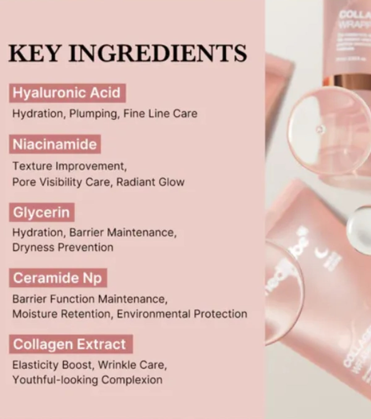 medicube Collagen Night Wrapping Mask – Masque de Nuit au Collagène 75 ml