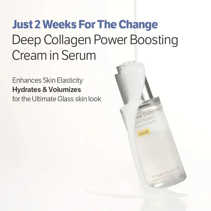 Deep Collagen Power Boosting Cream in Serum