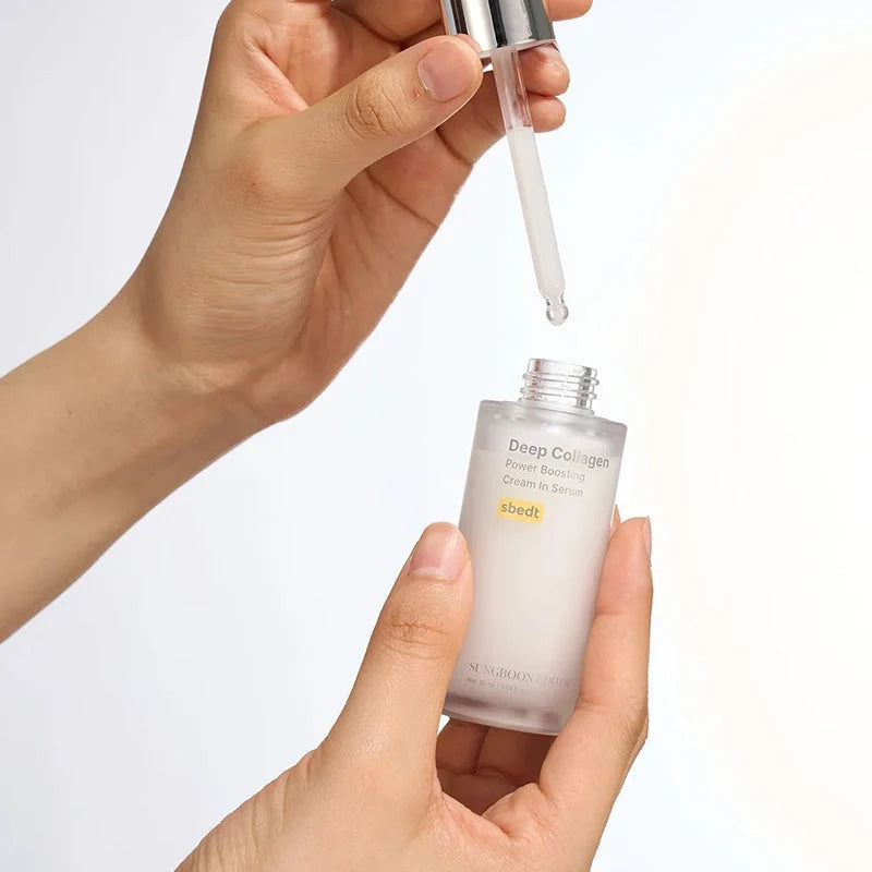 Deep Collagen Power Boosting Cream in Serum